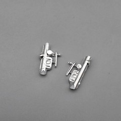 Monogram 1/24 58 Ford Thunderbird Parts Kit Bash Chrome Fender Ornaments
