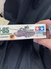 SU-85 Russian Tank Destroyer – 1/35 Scale Tamiya AFV kit#MM-172 Org Box Complete