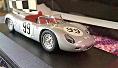 1/43 MINICHAMPS PORSCHE 718 RS 60, winner Water, silver, 1973, mint ++!