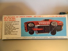 MPC Streaker Vette of the classic 1967 Corvette Plastic Model Kit