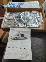 Original 70’s Issue Minicraft 1/16 Scale 1955 Mercedes 300 SL Gullwing Model Kit
