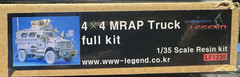 Legend Productions 1/35 4×4 MRAP Truck Full Resin Kit