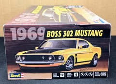 Revell 1969 Boss 302 Mustang Model Kit 1:25 Muscle Car 85-4313 Unbuilt Open Box