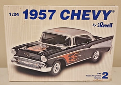 Revell 1957 Chevy Kit # 85-0871 Open Box Sealed Bags 1:24 Complete