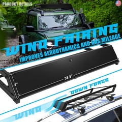 DNA Motoring Universal Tubular Bar/Box Frame Rooftop Cargo Carrier Basket with