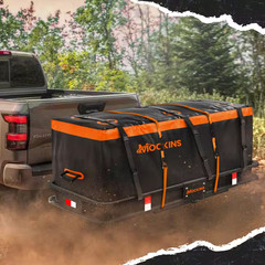 16 Cu.Ft Waterproof Cargo Carrier Bag – 58 In.X 24 In.X 20 In. – Hitch Bag + Loc
