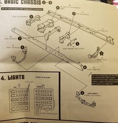 Diamond REO Truck Tractor REAR CAB MOUNT for 1:25 AMT Model Kit