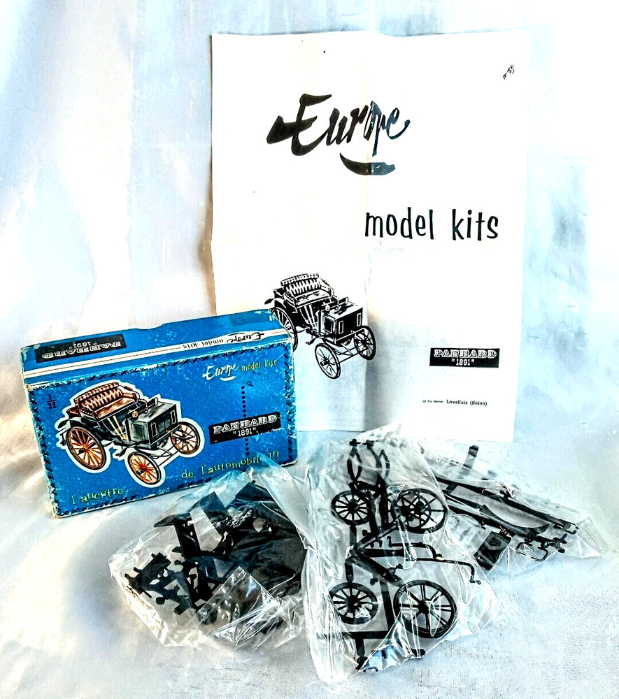 Europe 1:32 Panhard “1891” Original Box, Complete, UNOPENED Parts w/ Manual