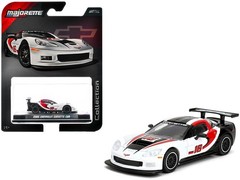 Majorette MJ8505001012 1/64 2005 Chevrolet Corvette C6R #16 White