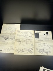 Vintage Monogram Model Kit Instructions Tijuana Taxi Paddy Wagon Red Baron More