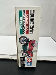 Tamiya 1/12 scale model kit of the legendary Ducati 900 Mike Hailwood Replica