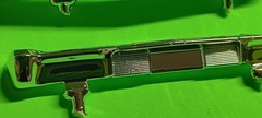 62 1962 Chevy Bel Air 1/25 AMT Bumpers Grill Mirror FLAWED Chrome See Pix