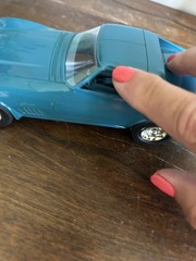 AMT ERTL 1970 Chevrolet Corvette LT-1 Mulsanne Blue Promo GM 6878 Vtg Reissue