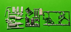427 Engine 1937 Chevy 1/25 AMT Blower Motor Headers Drag Gasser Parts Model Car