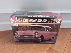 AMT ERTL Pro Shop 1:25 Scale Model Kit Contents Sealed 57 Chevrolet Bel Air NIB