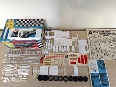 ULTRA RARE! ORIGINAL VINTAGE AMT 1969 CAMARO PACE CAR KIT *COMPLETE *SUPER C@@L!