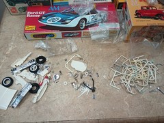Vintage 60’s 70’s MODEL KIT Junkyard Graveyard Car Parts Boxes LOT Huge 750+