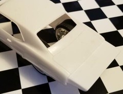 Resin Rear Spoiler & Outlaw Hood Combo for ’69 Camaro Revell 1/25. HOT!