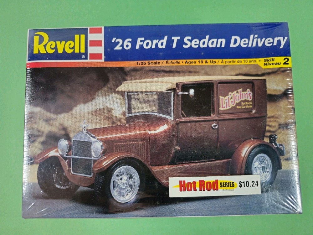 Vintage Revell ’26 Ford T Sedan Delivery 1:25 Scale Kit #85-2982 FACTORY SEALED