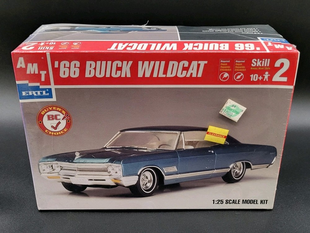 AMT ERTL 1966 Buick Wildcat Sealed Model Kit #31222 New