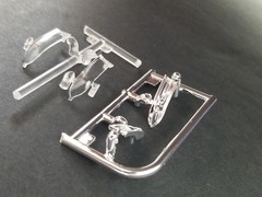 2021 Dodge Charger HELLCAT HEADLIGHTS from 1:25 AMT Model Kit