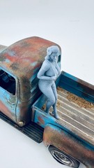 Bobbi Pin Up for Diorama 3D printed