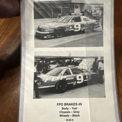 Blue Ridge Decals M-93-9 1/25 Scale #9 FDP Brakes Lumina NASCAR