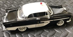 Vintage Signature Orange County Sheriff 1956 Plymouth Police Car Model