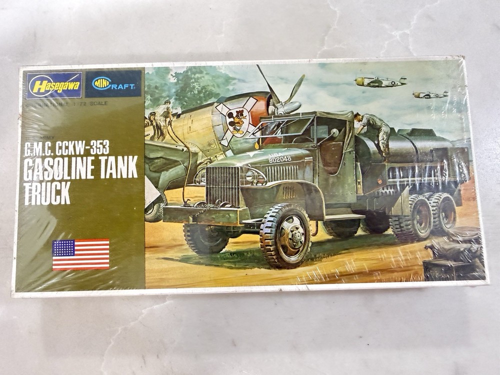 Hasegawa 1/72 GMC CCKW-353 US Army Gasoline Tank Truck #721 – FACTORY SEALED