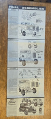 AMT Model Car 1932 Ford Victoria “The Deuce” Original Assembly Instruct Manual