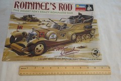 MONOGRAM:1/24, Tom Daniel. “ROMMEL’S ROD” Krazy Kommad Car. #4260, New, Sealed.