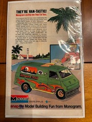 1975 Monogram Snap-Tite Snaptight Dodge Van “Vanana Split” with Advertisement