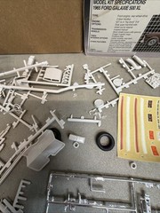 1965 Ford Galaxie 500 XL Plastic AMT 6467 Model Kit 1:25 Scale Parts Only