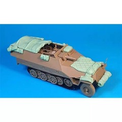 1:35 Casting Resin Model Assembly Kit, GK, Half-Track Vehicle Stack, Unpainte…