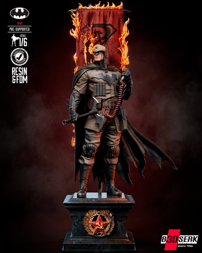 Batman Red Son model kit unassembled unpainted See Description
