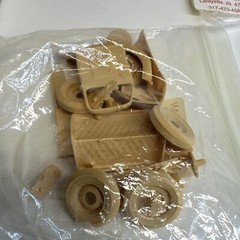Resin All American Models 1940 Parts kit & 1 ton wheels RARE. HTF