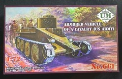 UMT Combat Car T1 U.S.Armored Vehicle of a Cavalry 1/72 661 Kit Sealed Parts