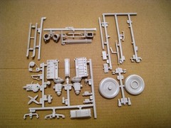 JUNK YARD, 94 PARTS STASH, FOR ’37 CHEV ROADSTER AMT #6744 DECALS, BUMPERS etc.
