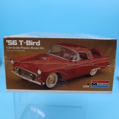 Vintage 1982 Monogram 1:24 ’56 T-Bird Thunderbird Sealed Model Kit #2289 NIB
