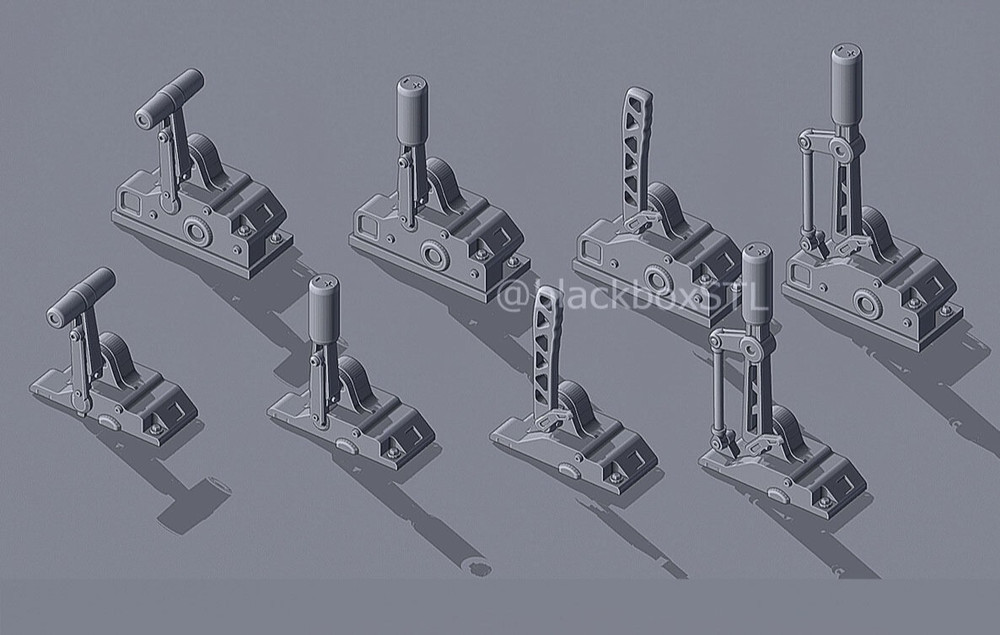 1/18 Scale Sequential Gear Shifters 3D Printed Resin Parts for Model Cars