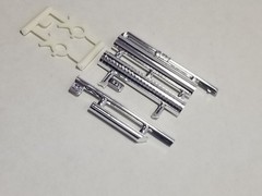 Diamond REO Tractor EXHAUST STACK TIP BRACKETS MUFFLER for 1:25 AMT Model Kit