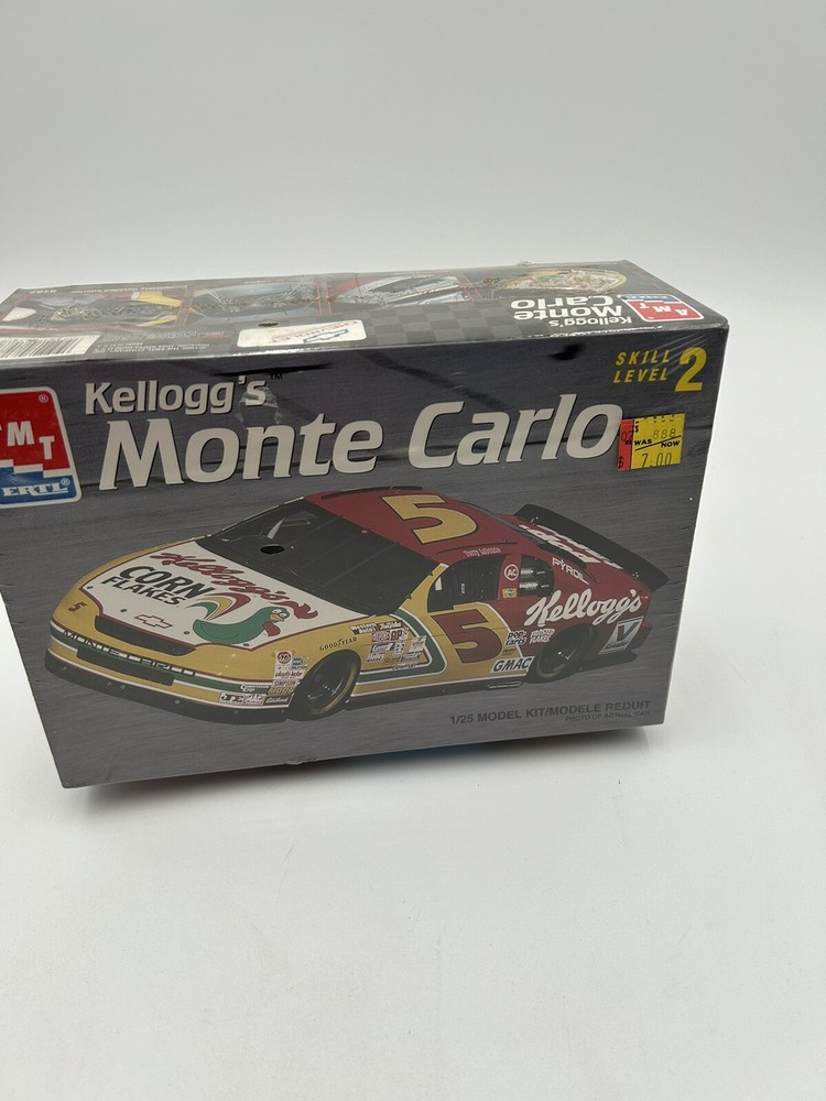 AMT Ertl Kellogg’s 5 Monte Carlo 1/25 Model Kit 8187 new factory sealed