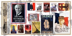 Diorama Accessory – 1/35 Vichy France Propaganda Posters, Various Sizes – WW2