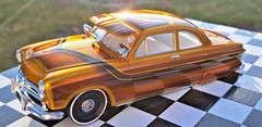 1949 Ford 49 Mercury Fulton style Sun Visor . 1:24 1:25 scale. Resin Fits AMT