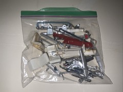 Junkyard Assortment of Plastic Parts for Model Cars or Trucks