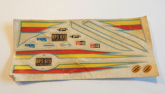 1981 MPC Chevy Cavalier J-CAR 1/25 Model Kit 1-0813 Decal Sticker Sheet