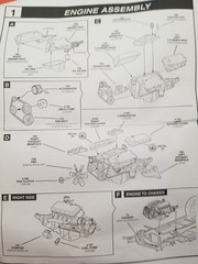 1969 COPO Nova RADIATOR HOSES for 427 V8 Engine from Revell 1:25 Model Kit 69