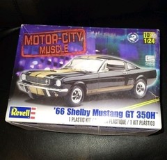 Revell Motor City Muscle 1965 Shelby Mustang GT 350H Model Kit Open Box