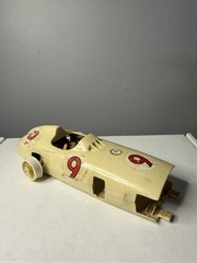 VTG Early Run Strombecker Slot Car Mercedes-Benz Model Kit Box & Parts Only