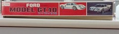 RARE Retro Bandai Ford GT 1/20 Scale Model Kit White Original Box Japan Import